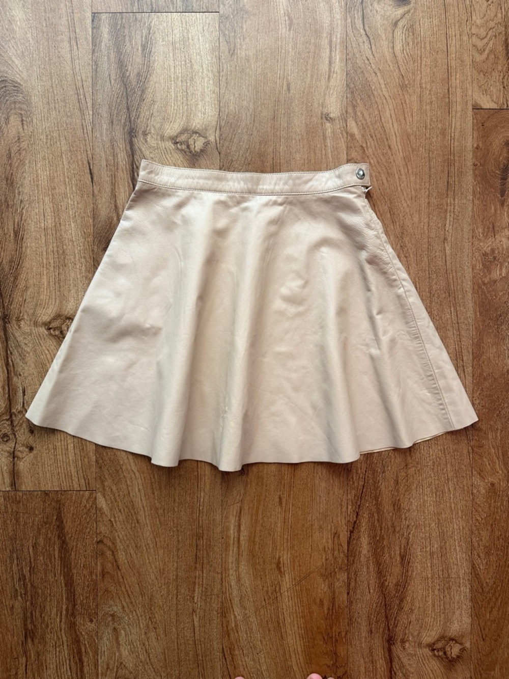 American Apparel Leather Circle Skirt